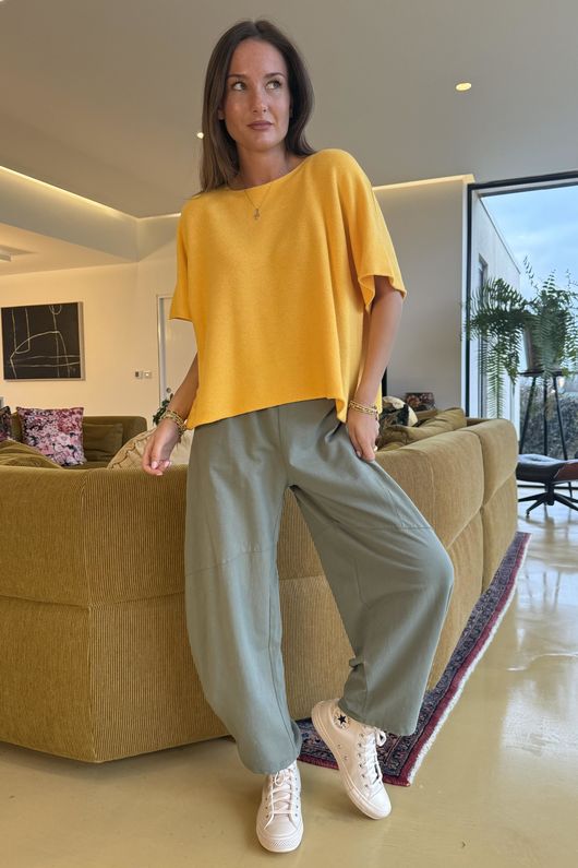 Conrad Layer Knit Mango